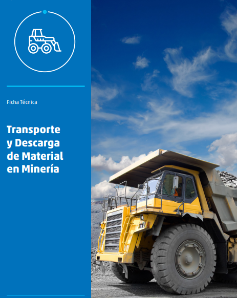 transporte y descarga de material en minería